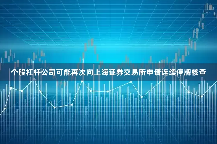 个股杠杆公司可能再次向上海证券交易所申请连续停牌核查